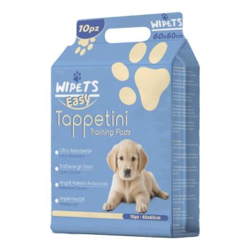 Wipets easy tappetini pet easy 60x90 cm 10 pezzi
