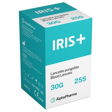 Lancette pungidito iris+ 30 gauge 25 pezzi
