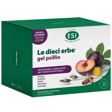 Esi Le Dieci Erbe Gel Psillo Regolarità Intestinale 30 Bustine