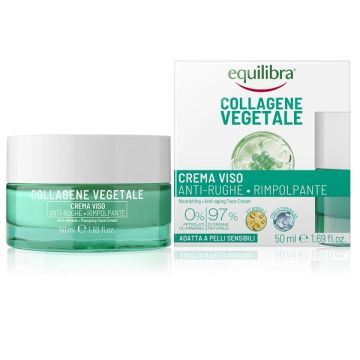 Equilibra collagene vegetale crema viso anti rughe rimpolpante 50 ml