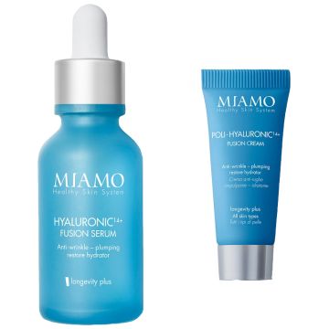 Miamo hyaluronic14+fusion serum bundle serum 30 ml + cream 5 ml