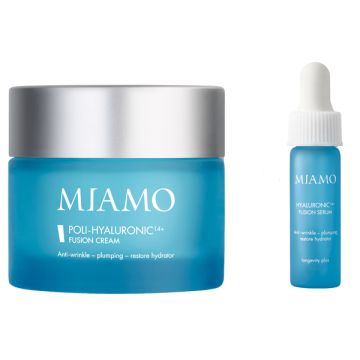 Miamo poli hyaluronic14+ fusion cream bundle cream 50 ml + serum 4 ml