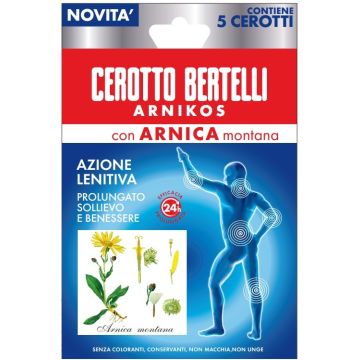 Bertelli cerotto arnikos astuccio 5 pezzi