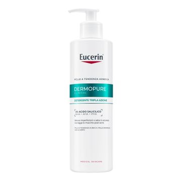 Eucerin Dermopure Clinical Detergente Tripla Azione 400 ml Eucerin Dermopure Clinical Detergente Tripla Azione 400 ml