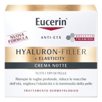 Eucerin Hyaluron-Filler + Elasticity Crema Notte Ricarica 50 ml