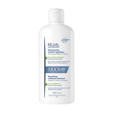 Ducray Kelual Squanorm Shampoo Forfora Grassa 400 ml