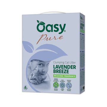 Oasy lettiera minerale pure lavender breeze 6 l