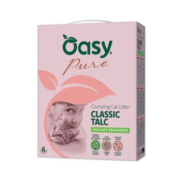 Oasy lettiera minerale pure classic talk 6 l