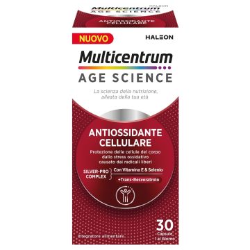 Multicentrum Age Science Integratore Antiossidante Cellulare 30 Capsule