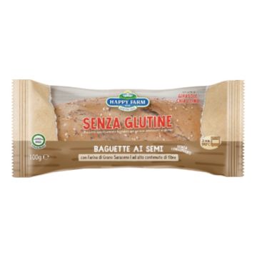 Happy farm baguette scura semi 100 g