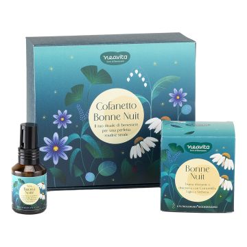 Neavita cofanetto bonne nuit tisana 6 filtri + spray cuscino 30 ml sorsi di luna