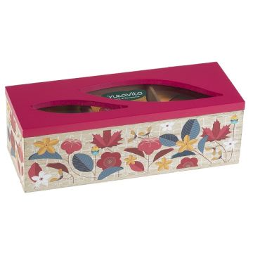 Neavita cofanetto legno bio rosa 15 filtri tisane assortite