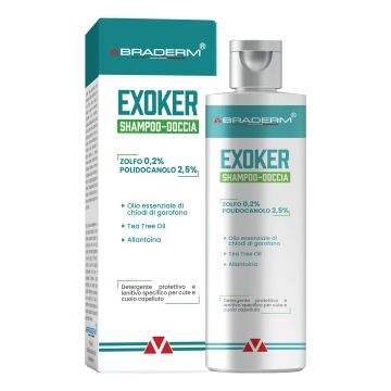 Exoker shampoo doccia 150 ml
