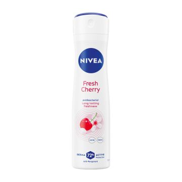 Nivea derma deodorante 72 ore active protection anti-perspirant fresh cherry 150 ml