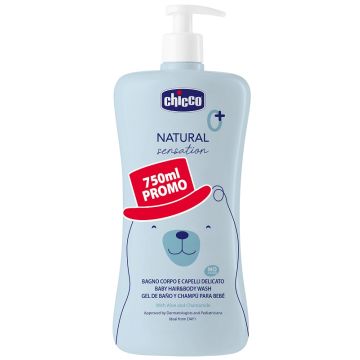 Chicco natural sensation detergente corpo capelli 200 ml 750 ml promo Chicco natural sensation detergente corpo capelli 200 ml 750 ml promo