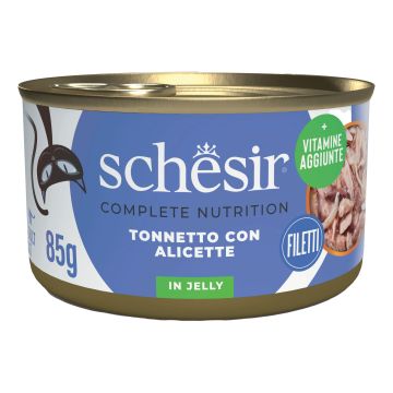 Schesir Gatto Lattina In Jelly Adulto Tonnetto & Alicette 85 Gr