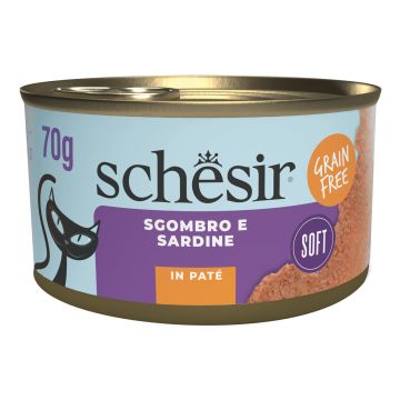 Schesir cat pate' sgombro e sardine 70 g Schesir cat pate' sgombro e sardine 70 g