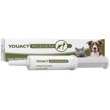 Youact rigenera crema cane e gatto tubo siringa da 10 g