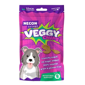 Necon crispy dog veggy chips intestinal 85 g