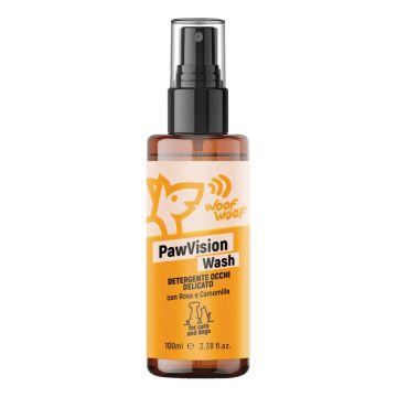 Woof woof wellness pawvision wash detergente contorno occhi delicato 100 ml