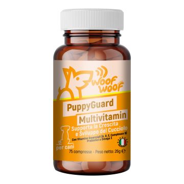 Woof woof wellness puppyguard multivitamin 75 compresse Woof woof wellness puppyguard multivitamin 75 compresse