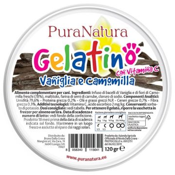Gelatino vaniglia camomilla 120 g