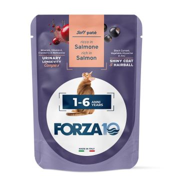 Forza 10 maintenance cat adult 1-6 anni salmone wet pate' 80 g