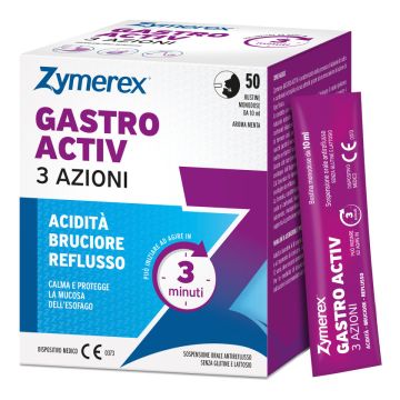 Zymerex gastro activ 3 azioni 50 bustine da 10 ml