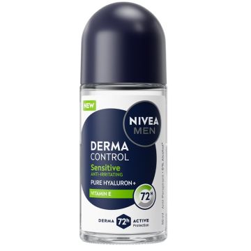 Nivea men deodorante derma control sensitive 72 ore roll-on 50 ml