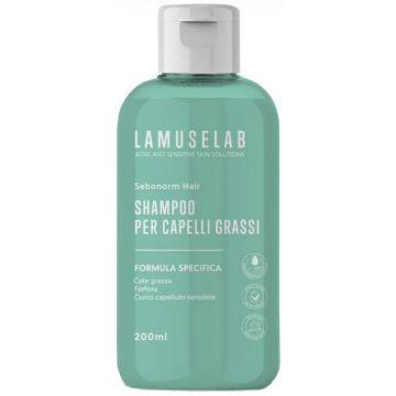Lamuselab sebonorm hair shampoo per capelli grassi 200 ml