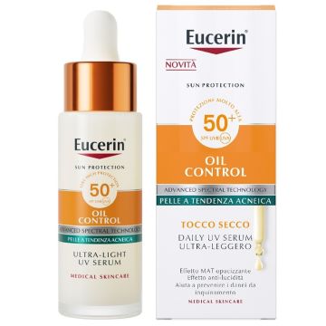 Eucerin esun viso oil control ultra light daily serum spf50+ 30 ml