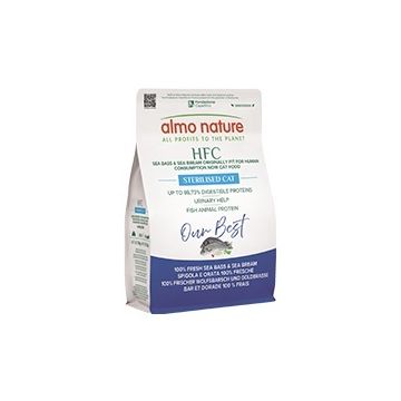Almo hfc crocchette gatto our best adult sterilizzato spigola orata 300 g Almo hfc crocchette gatto our best adult sterilizzato spigola orata 300 g