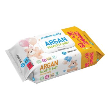 Farmacie indipendenti argan salviette baby 60 salviette + 20 in omaggio
