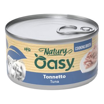 Oasy wet cat natury cooking broth tonnetto 85 g