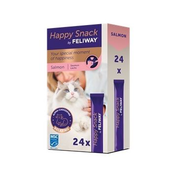 Feliway happy snack salmone 24 stick