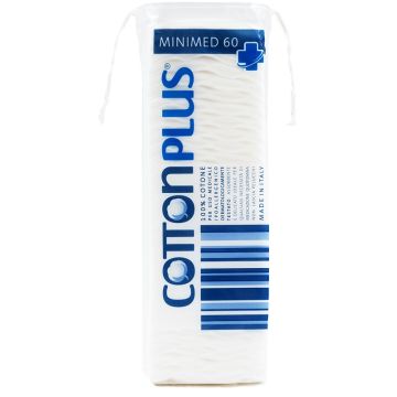 Cotton plus minimed 60 pezzi cotone idrofilo Cotton plus minimed 60 pezzi cotone idrofilo