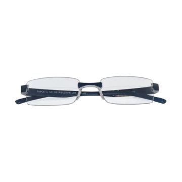 Occhiale da lettura twins silver triple rosso blu nero +1,00