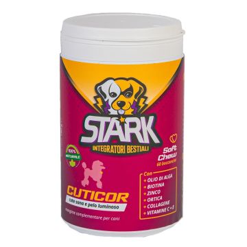 Stark integratori bestiali cuticor 60 soft chew
