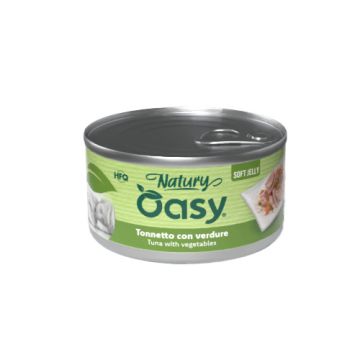 Oasy wet dog natury soft jelly tonnetto con verdure lattina 150 g