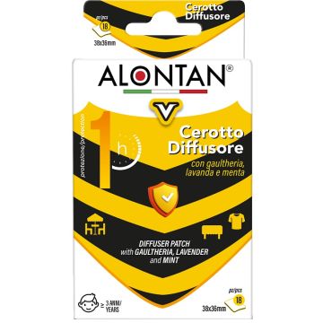 Alontan cerotto diffusore v 18 pezzi 38x36 mm