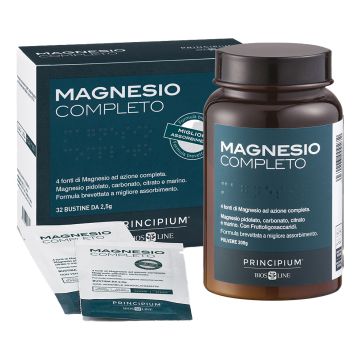 Principium magnesio completo brevettato 50+ 32 bustine da 2,5 g