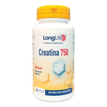 Longlife creatina 750mg 60 capsule di gelatina