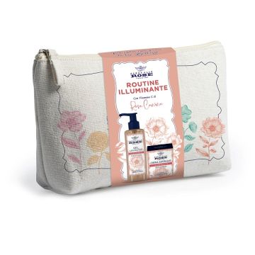 Acqua alle rose routine illuminante cofanetto 1 gel lavaviso illuminante 200 ml + 1 crema antirughe illuminante 50 ml