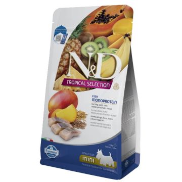 N&d trop selection dog herrring adult mini 1,5 kg