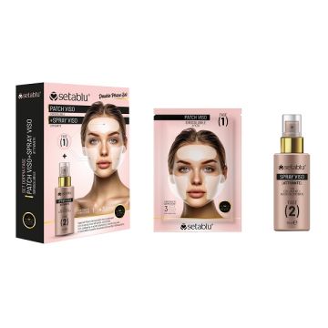 Setablu set patch solubili collagene 3 pezzi + spray viso attivante 50 ml