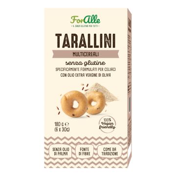 Foralle tarallini senza glutine multicereali 6 bustine da 30 g