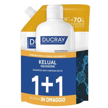 Kelual squanorm kit forfora secca 400 ml 1+1 ricarica in omaggio