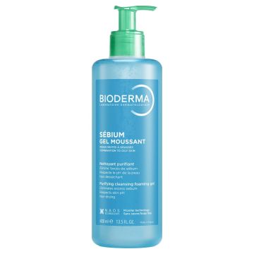 Sebium Gel Moussant Detergente Purificante per Pelle Mista e Grassa 400 ml