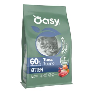 Oasy dry cat superior kitten tonno 300 g