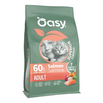 Oasy dry cat superior adult salmone 1,5 kg